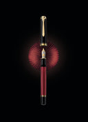 Pelikan Souveran M800 Fountain Pen - Black/Red