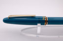 Back to the Land Funky Lake Fountain Pen - Push Button Piston - Gold Trim