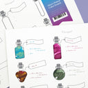 Wearingeul Impression Ink Color Swatch Paper - A5 - Alice's Potion