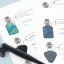 Wearingeul Impression Ink Color Swatch Paper - A5 - Alice's Potion