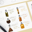 Wearingeul Impression Ink Color Swatch Paper - A5 - Alice's Potion
