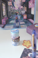 SAKURADRAGON x Esterbrook - Sakura Street Washi Tape - Sakura Purple