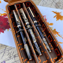 Esterbrook JR Pocket Fountain  Pen - Pumpkin Latte with Orange Trim and Gold Finishings