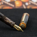 Esterbrook JR Pocket Fountain  Pen - Pumpkin Latte with Orange Trim and Gold Finishings