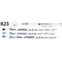 Monteverde® Capless Ceramic Rollerball to fit Pelikan® Rollerball Pens in Black - 6 Pack