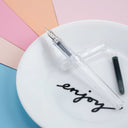 Pilot Kakuno Fountain Pen - Clear Barrel