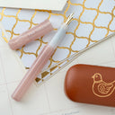 Pilot Kakuno Madoromi Fountain Pen - Light Pink