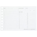 Maruman Loose Leaf Paper - Time Planning - Mini (B7 Modified)