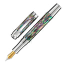 Laban Abalone Fountain Pen - Silver