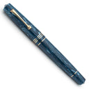 Leonardo Momento Zero Fountain Pen - Blue Positano with Gold Trim