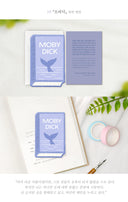 Wearingeul Embroidered Bookmark - World Literature - Moby Dick