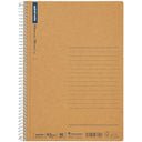 Maruman Spiral Note Basic Notebook - A5 - Ruled - Tan