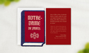 Wearingeul Embroidered Bookmark - World Literature - Norte-Dame De Paris
