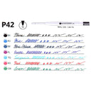 Monteverde Capless Ceramic Gel Refill to Fit Parker Ballpoint Pens - BLUE/BLACK (6-Pack)