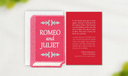 Wearingeul Embroidered Bookmark - World Literature - Romeo and Juliet