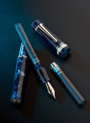 Delta Reservoir 2.0 Fountain Pen - Blue Grey Mother of Perl