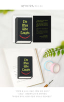 Wearingeul Embroidered Bookmark - World Literature - The Man Who Laughs