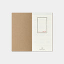 Traveler's Company - Traveler's Notebook 2026 - Regular - Weekly + Memo Diary