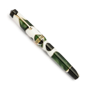 Leonardo Momento Magico Fountain Pen - Leaf/Foglia with Gold Trim