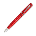 Delta Spaccanapoli Fountain Pen -  Arcivescovile(Red) with Silver Trim