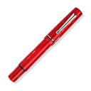 Delta Spaccanapoli Fountain Pen -  Arcivescovile(Red) with Silver Trim