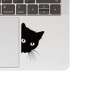 Juju and Moxie - Lurking Kitty Cat Cute Clear High Quality Vinyl Sticker