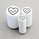 Merry and Bright - Happy heart mini stamp