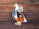 Sticker Horse - Serious Goose Sticker