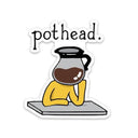 Big Moods - Pothead Coffee Sticker