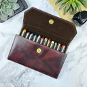 Girologio - Leather 12 Penfolio Clutch