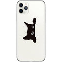 Juju and Moxie - Sneaky Kitty Cat Cute Clear High Quality Vinyl Sticker
