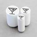 Merry and Bright - Mini stamp martini glass