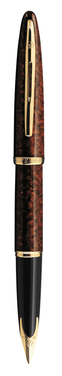 Waterman Carène Amber Gold Trim Fountain Pen