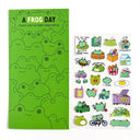 Robot Dance Battle - A Frog Day Planner Sticker Sheet