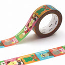 mt masking tape - 15mm animals x sports