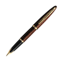 Waterman Carène Amber Gold Trim Fountain Pen
