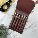 Girologio - Leather 6 Pen Case