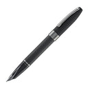Sheaffer Legacy Chevron Fountain Pen in Matte Black with PVD Gunmetal