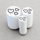 Merry and Bright - Mini stamp hearts