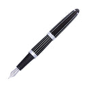 Diplomat Aero Stripes Black Fountain Pen
