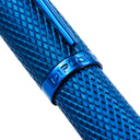 Diplomat Viper Fountain Pen in Blue Guilloche