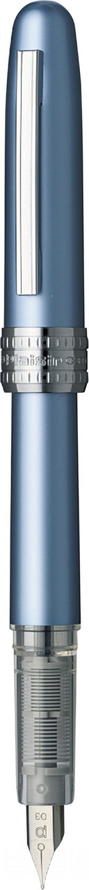 Platinum Plaisir Fountain Pen - Frosty Blue
