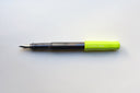 Pilot Kakuno Fountain Pen - Gray Barrel/Lime Cap