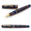 Leonardo Momento Zero Fountain Pen - Pietra Marina with Gold Trim