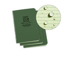 Rite in the Rain - Rite in the Rain Notebook, 3.25" x 4.625" Green Cover 3 PK