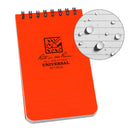 Rite in the Rain - Rite in the Rain 3" x 5" Top Spiral Notebook, Orange