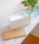 Yamazaki Home - Countertop Organizer - Steel + Wood