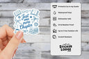 Sticker Lodge - Just One More Chapter Vinyl Sticker