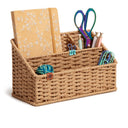 U Brands - U Brands Somerset Woven Desktop Organizer Brown