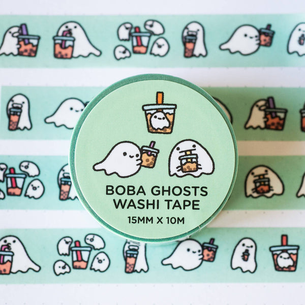 Robot Dance Battle - Boba Ghosts Washi Tape